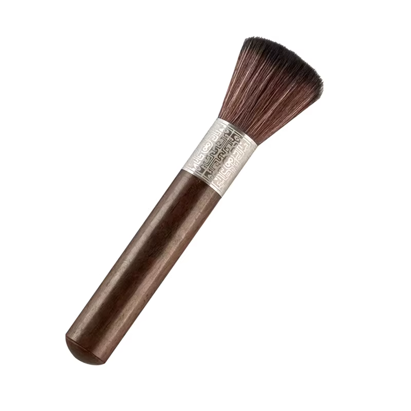 Brosse de lavage de poudre de café noir expresso en bois