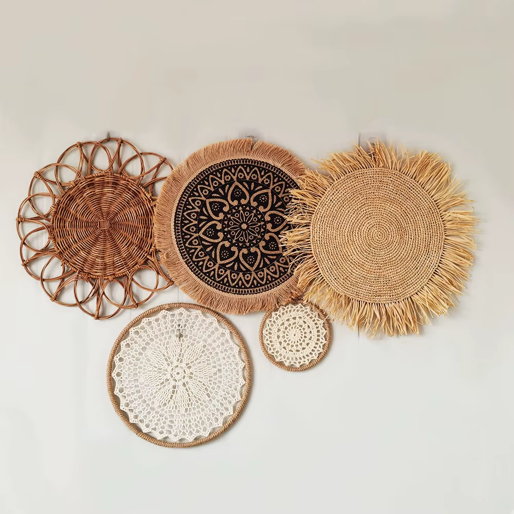 Assiette tissée d'algues de mer