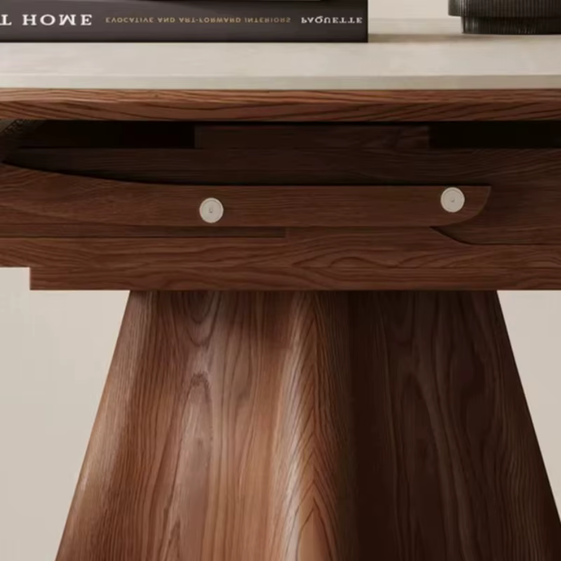 Table à manger extensible en bois