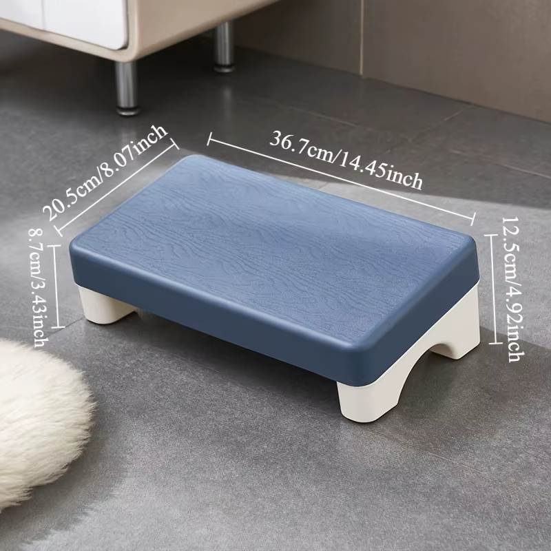 Repose-pieds ergonomique en PP pour bureau. Convient sous le bureau, à utiliser au travail, au canapé et à l'étude. Confortable et peu encombrant.