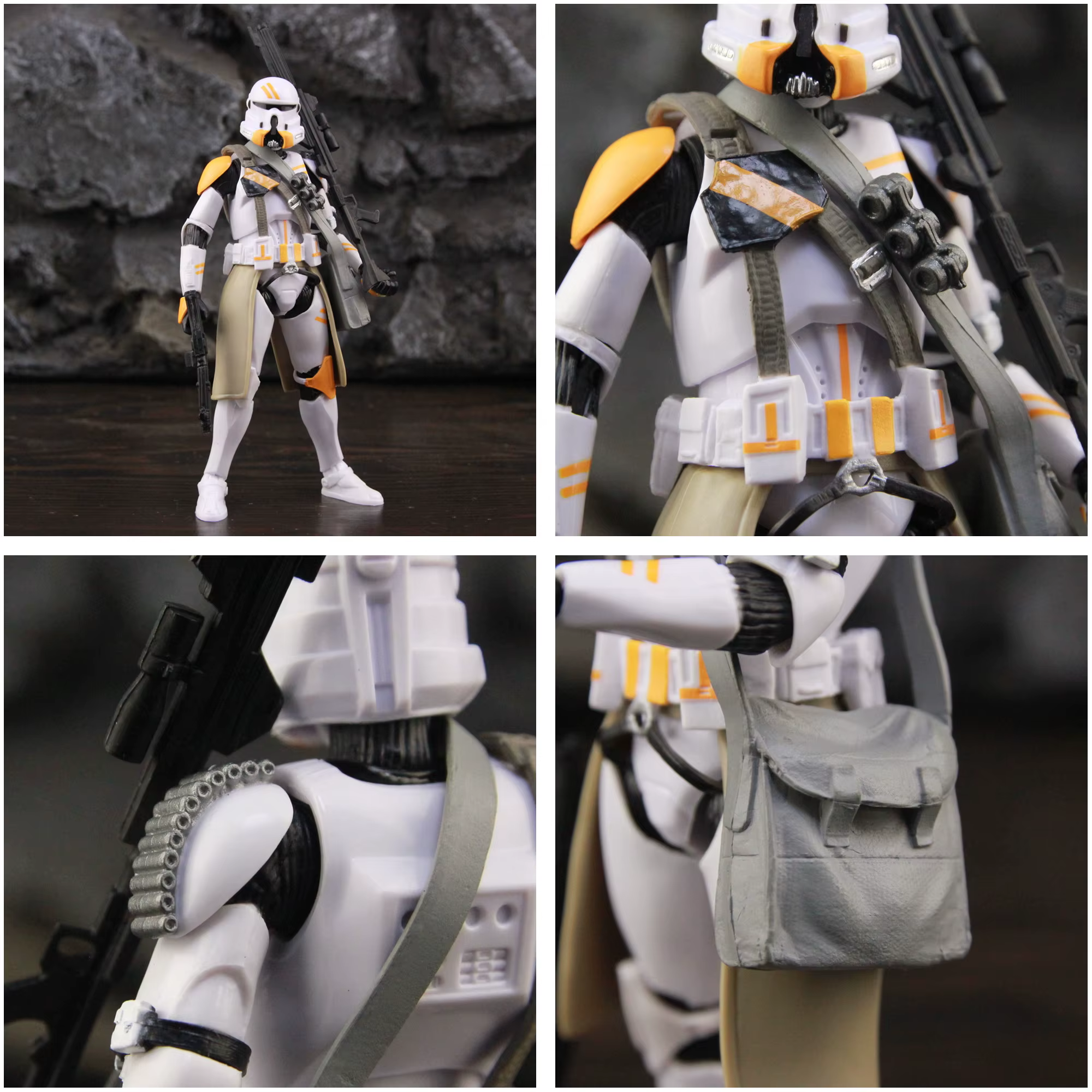 Star Wars 212e bataillon d'attaque 2e société aéroportée Sniper Trooper 6 "figurine d'action poupée personnalisée modèle Clone jouets