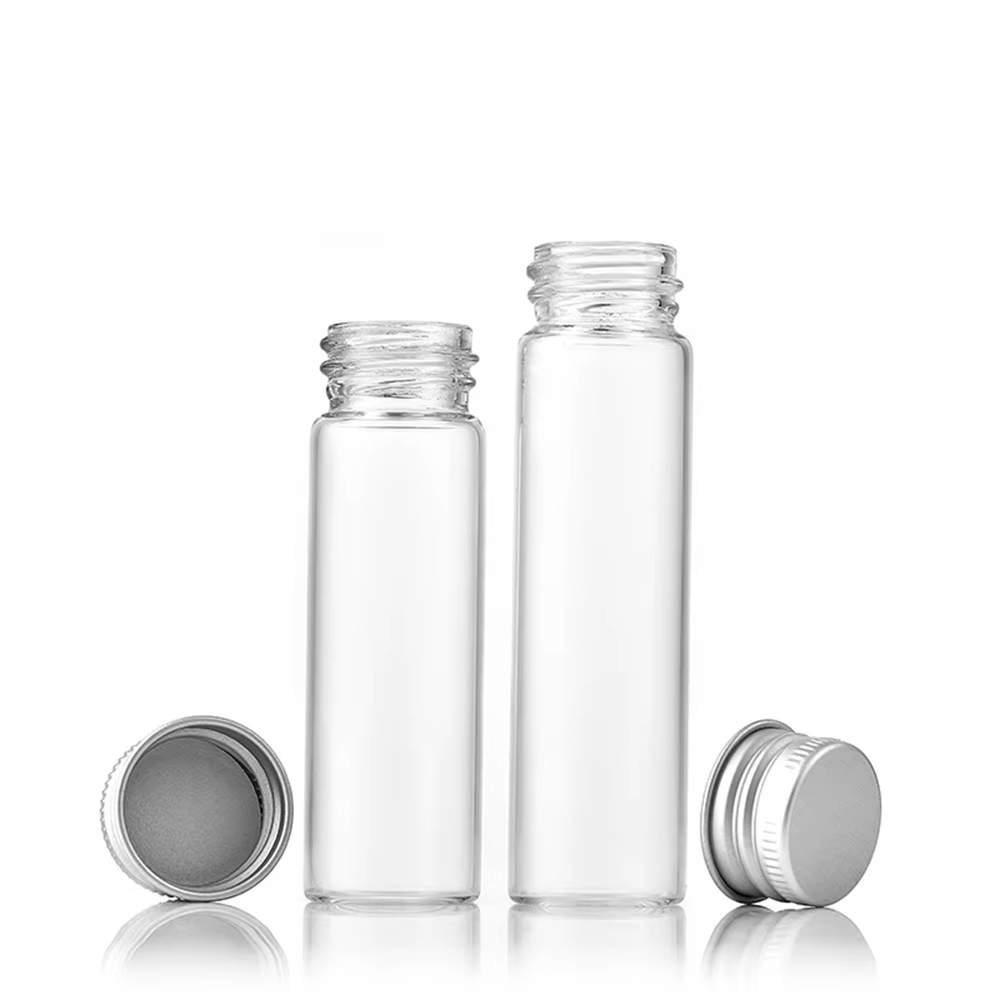 Petites bouteilles, petits couvercles en aluminium