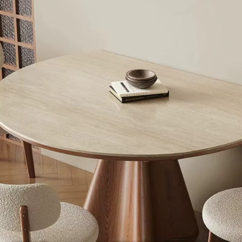 Table à manger extensible en bois