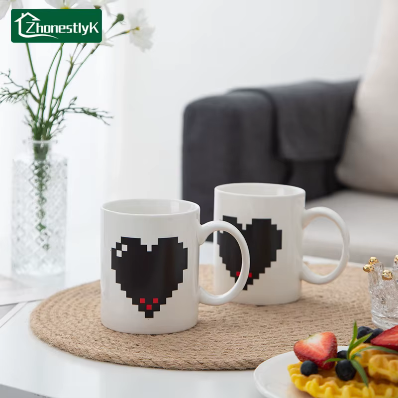 Mug en céramique sensible à la température