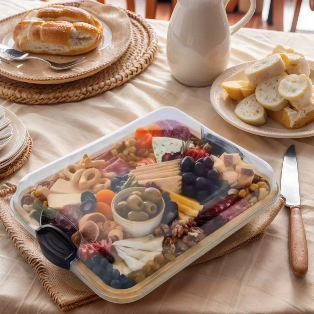 Plateau en bambou, planche à charcuterie en bois
