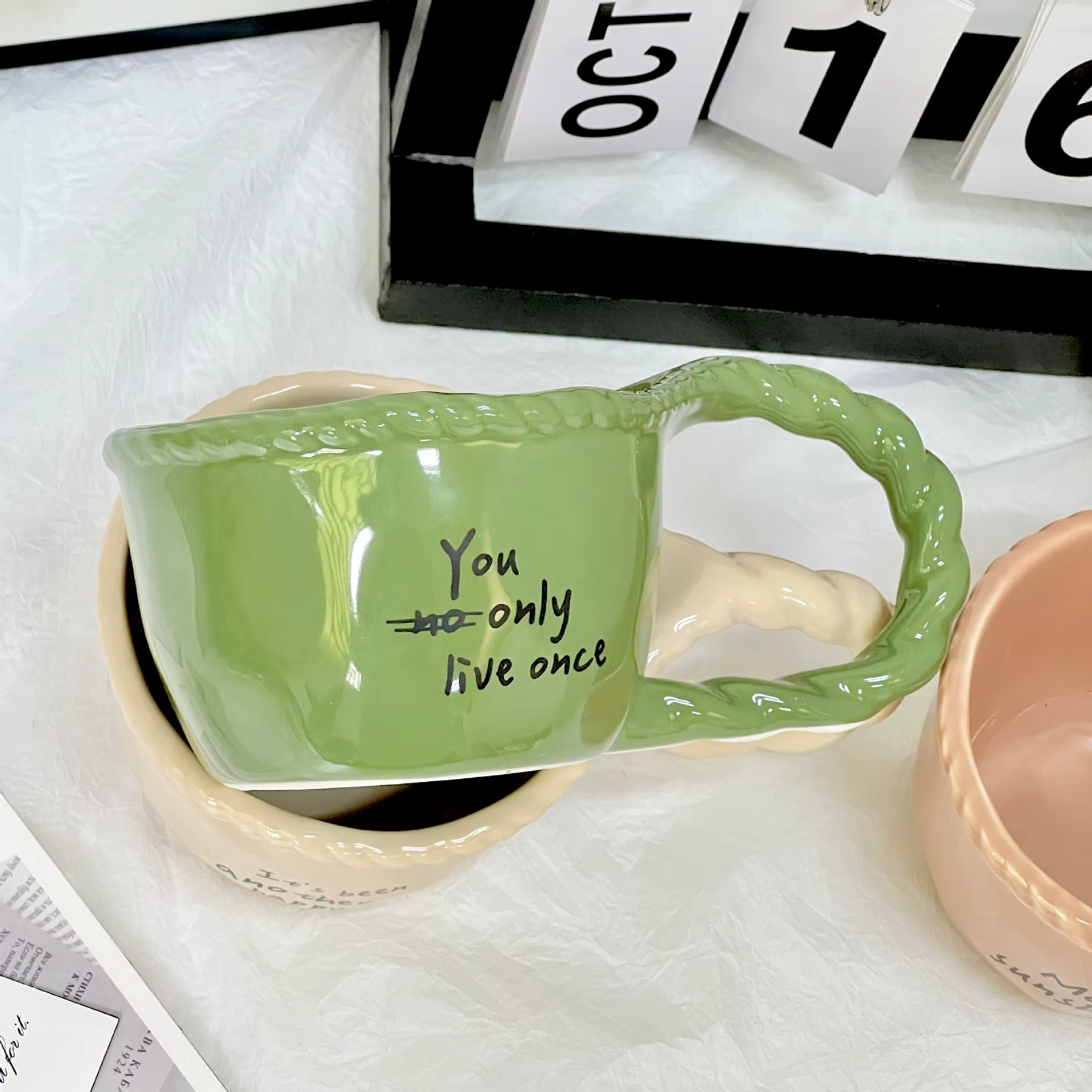 Tasse en céramique design créatif