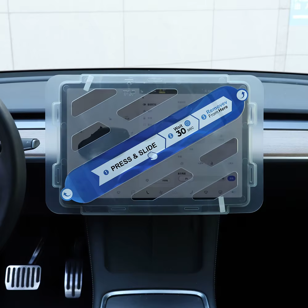 Protecteur d'écran en verre trempé pour Tesla modèle 3 Y 2021 – 2023, accessoire de contrôle central, Film de Protection HD mat Anti-éblouissement