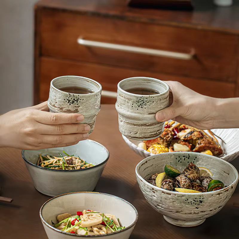 Tasse à café en céramique brute japonaise