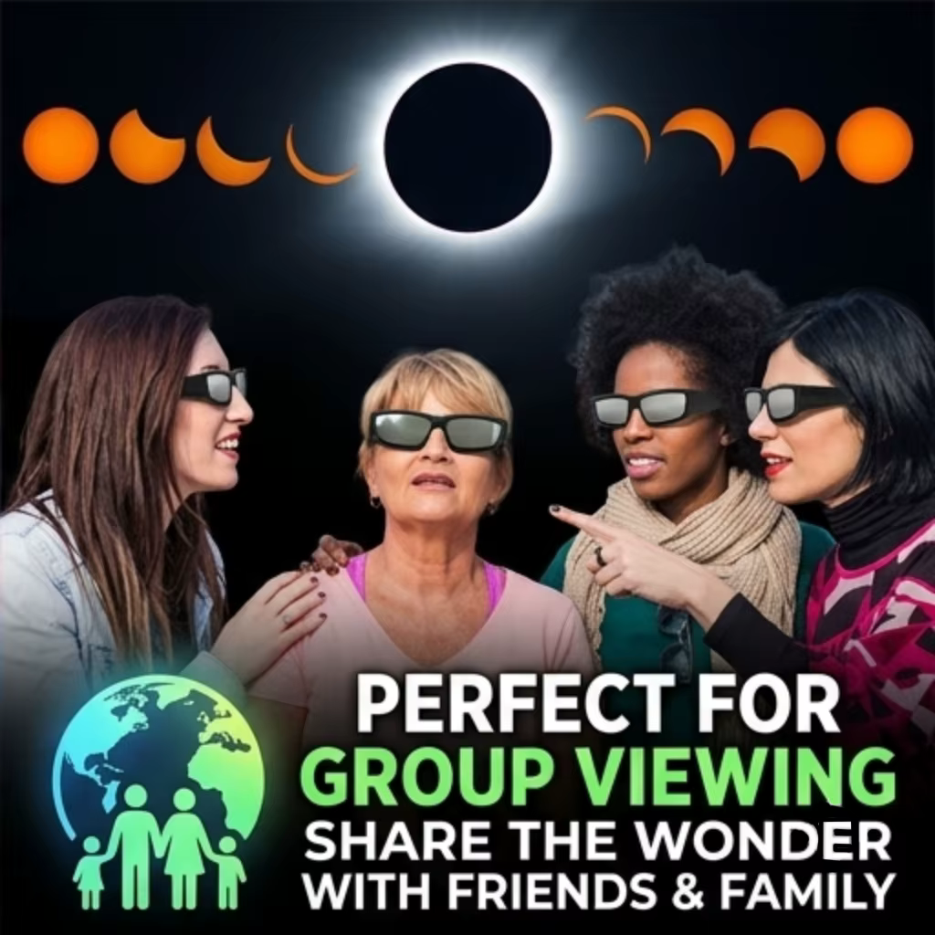 Lunettes d'observation d'éclipse solaire sûres, monture en plastique, protection professionnelle pour l'observation directe du soleil, lunettes pour éclipse totale