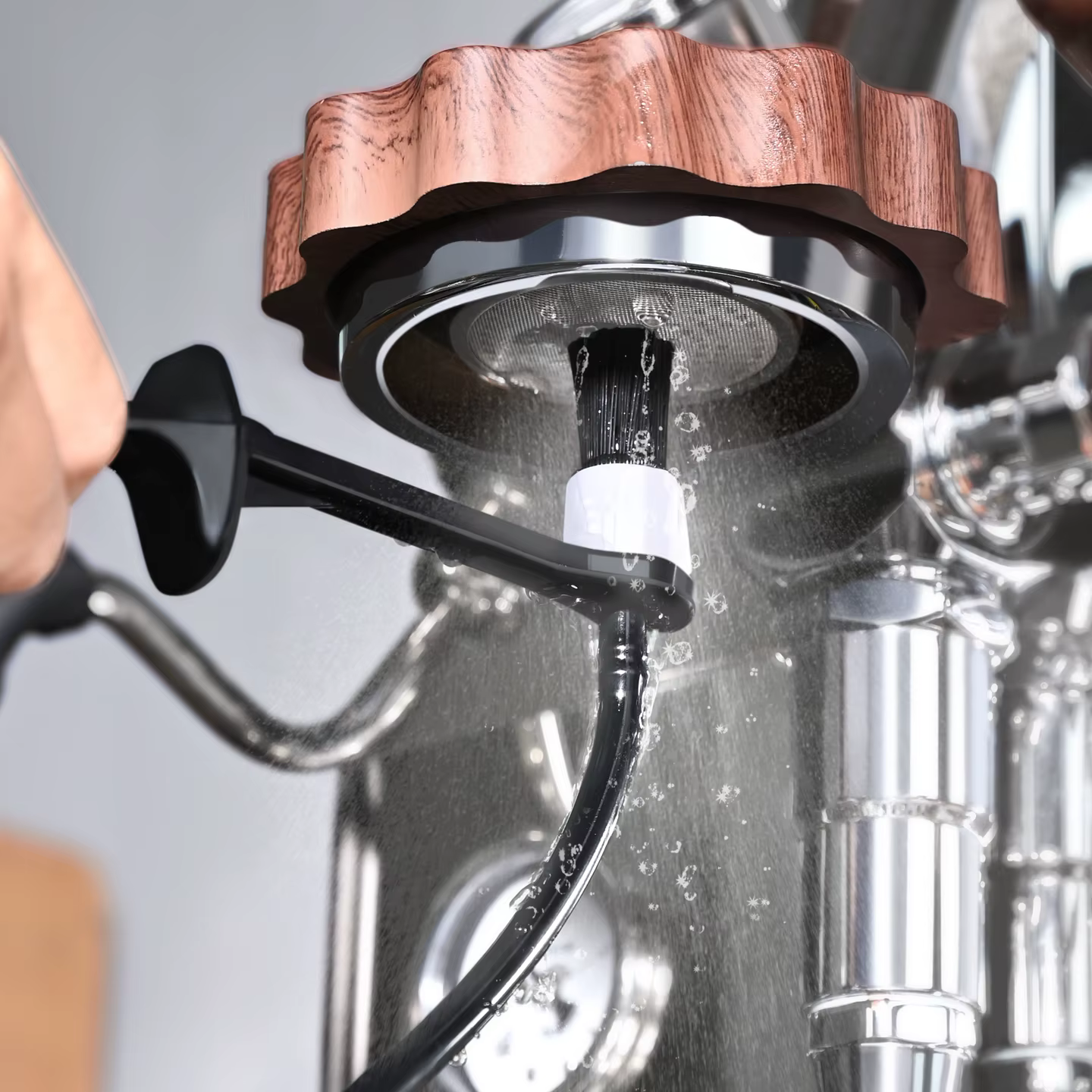 Brosse de nettoyage à la vapeur pour café
