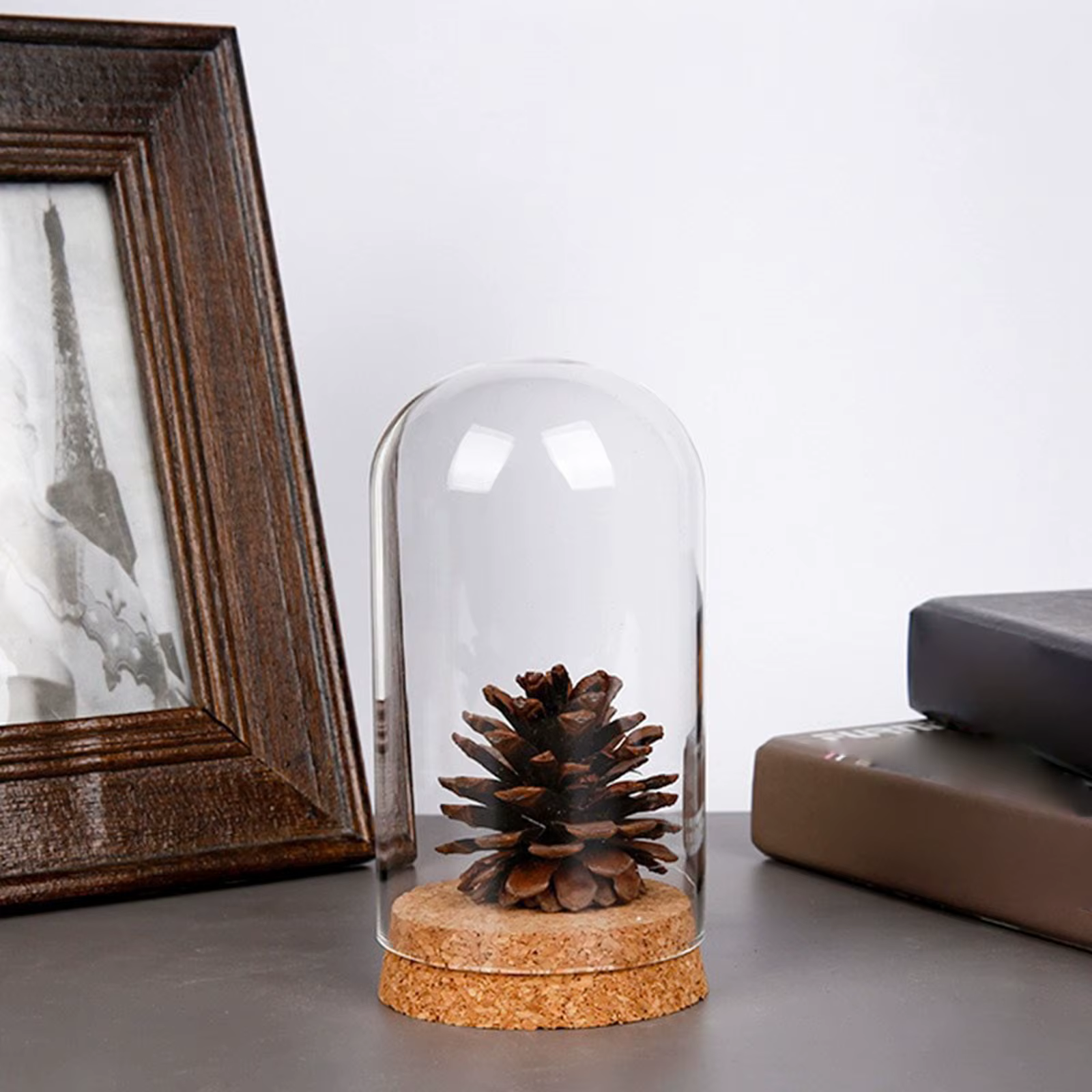 Dôme en verre, Base en bois