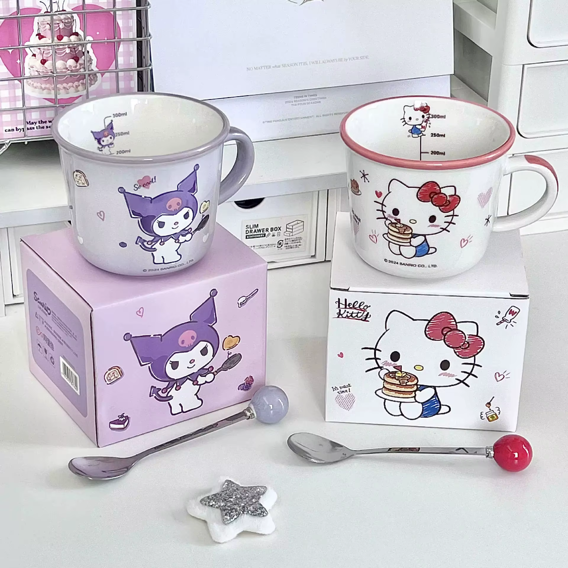 Mignonne tasse en céramique Hello Kitty