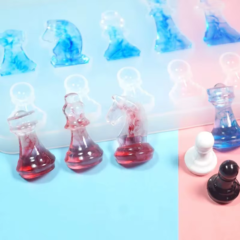 Nouveau moule en Silicone en forme d'échecs International
