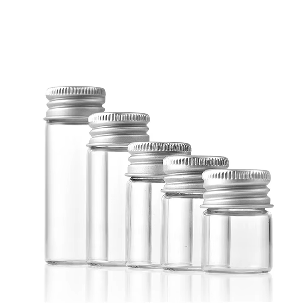 Petites bouteilles, petits couvercles en aluminium