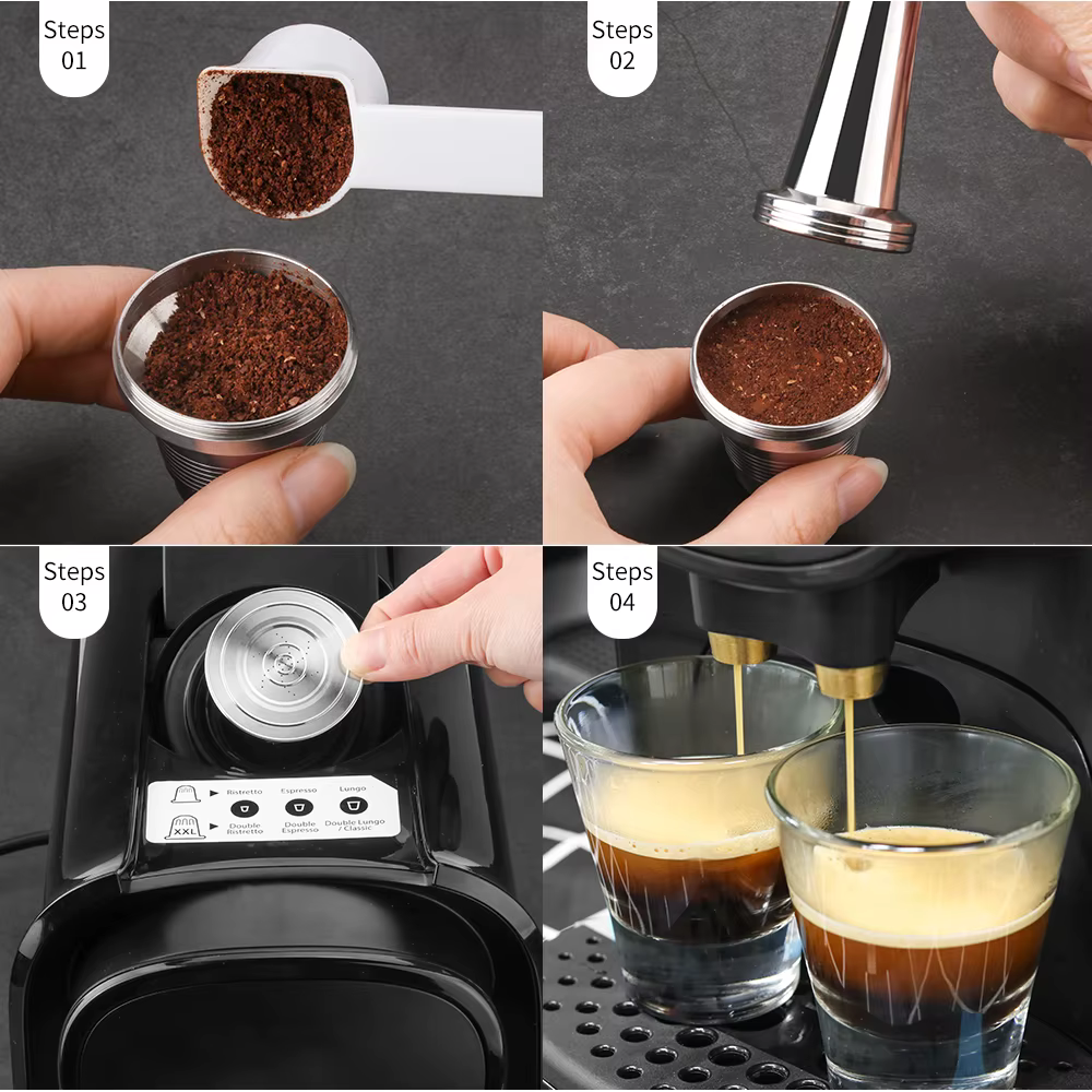 Pour L'Or café Capsule réutilisable pour Philips L'Or Barista LM8012 Machine