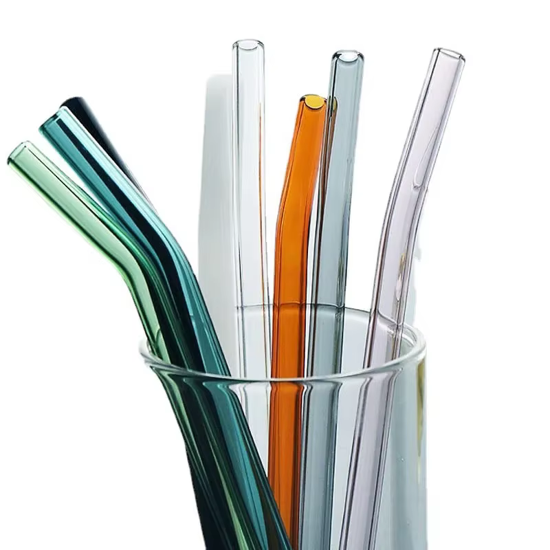 Pailles en verre réutilisables