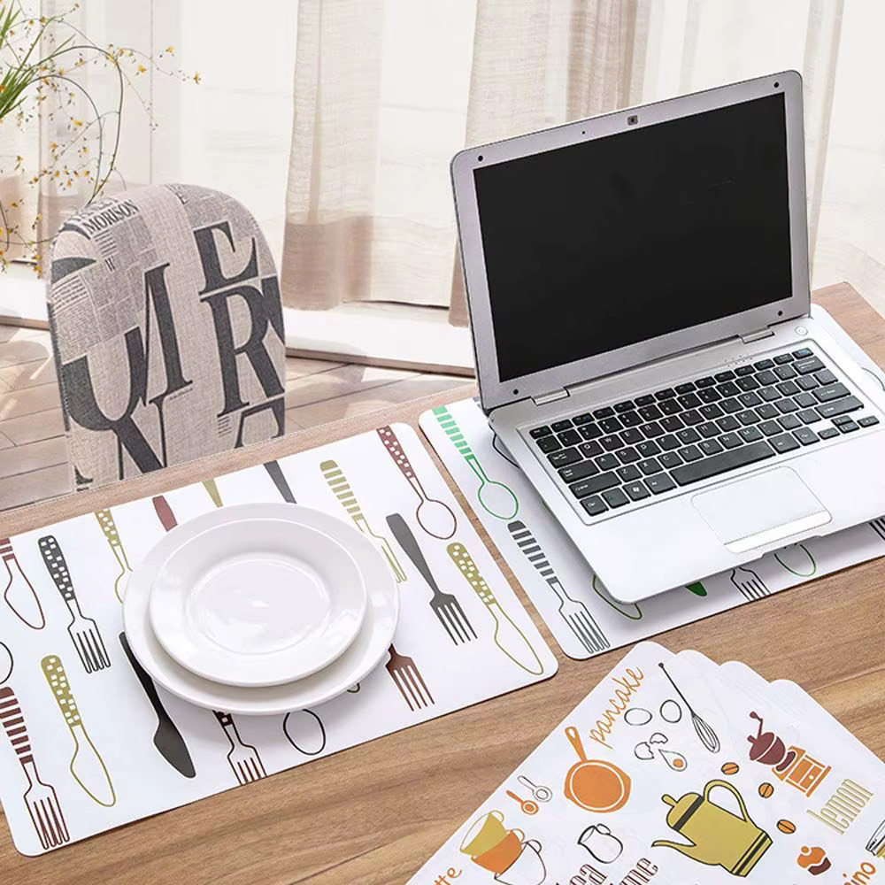 Set de table en PVC résistant à la chaleur