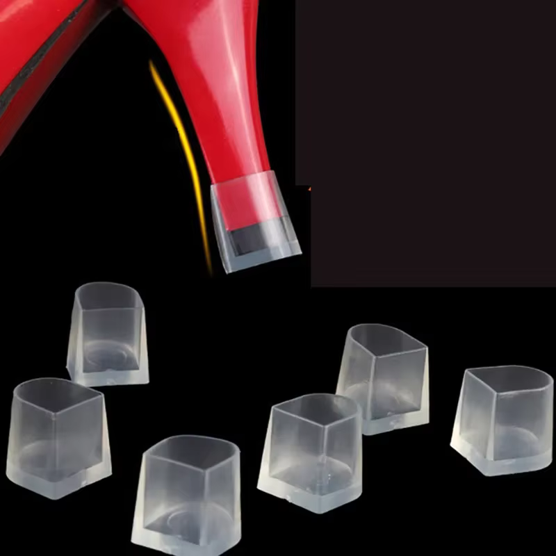 Les talons hauts comprennent des talons de danse latine antidérapants comprennent un kit de nettoyage de chaussures, des talons, des crampons en silicone