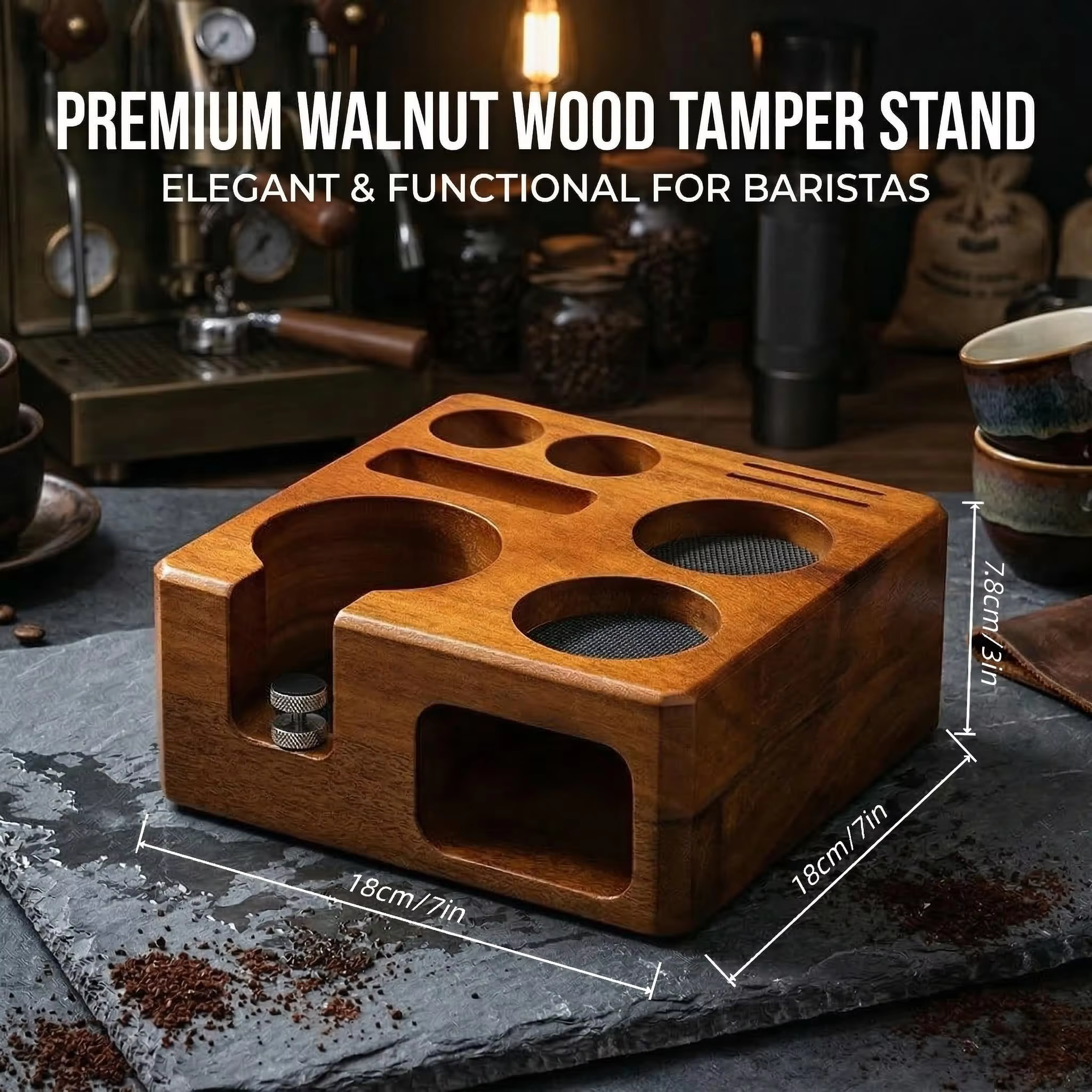 Station de tamping pour expresso