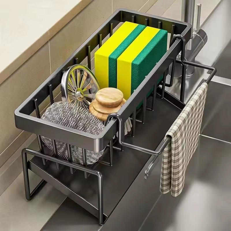 Support à éponge pour évier de cuisine