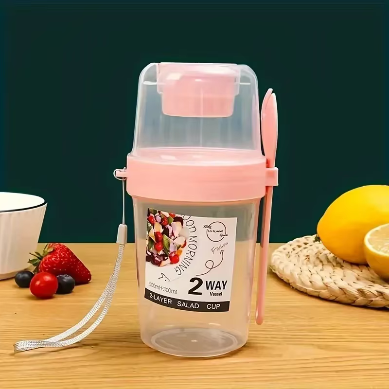 Petit déjeuner en déplacement tasses tasse à salade pour aller prendre