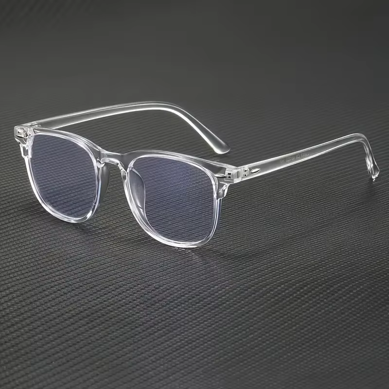 Lunettes transparentes à monture carrée en plastique, tendance, Anti-lumière bleue, accessoires pour vêtements de rentrée scolaire