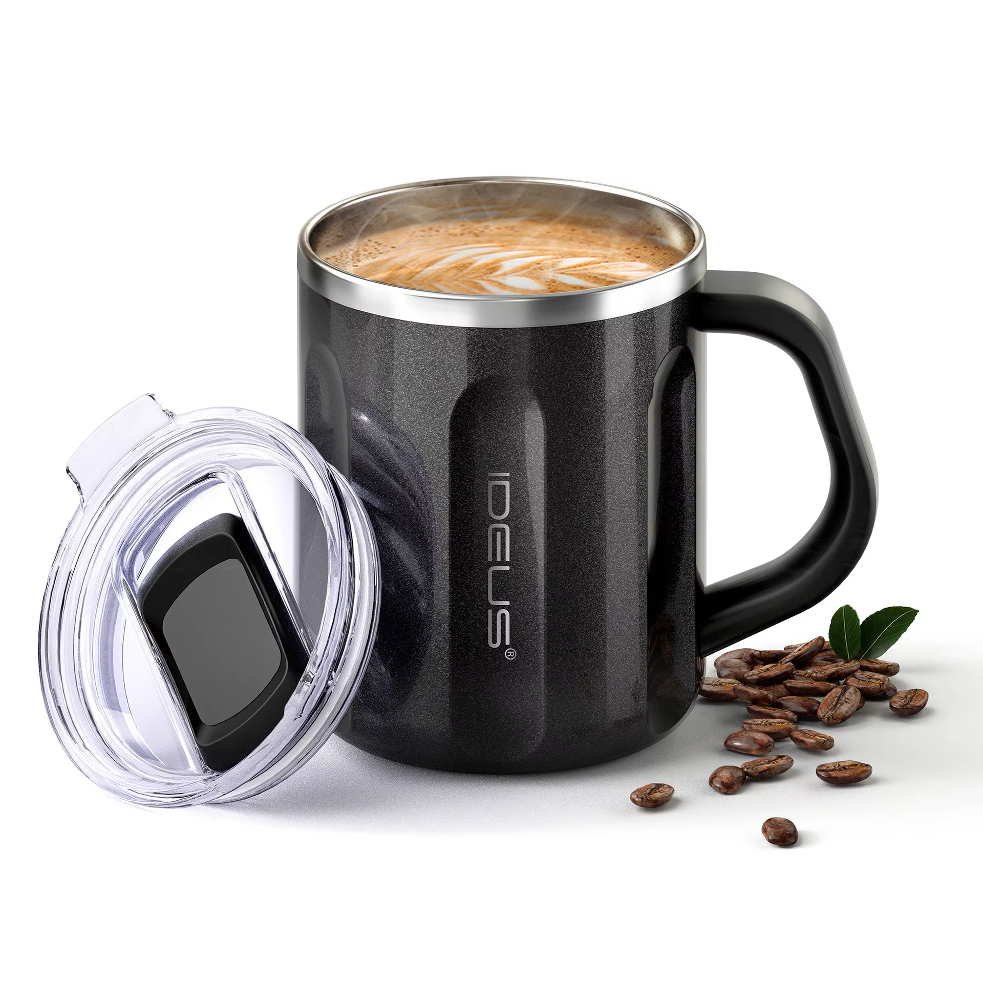 Ideus 304 tasse à café isolée en acier inoxydable