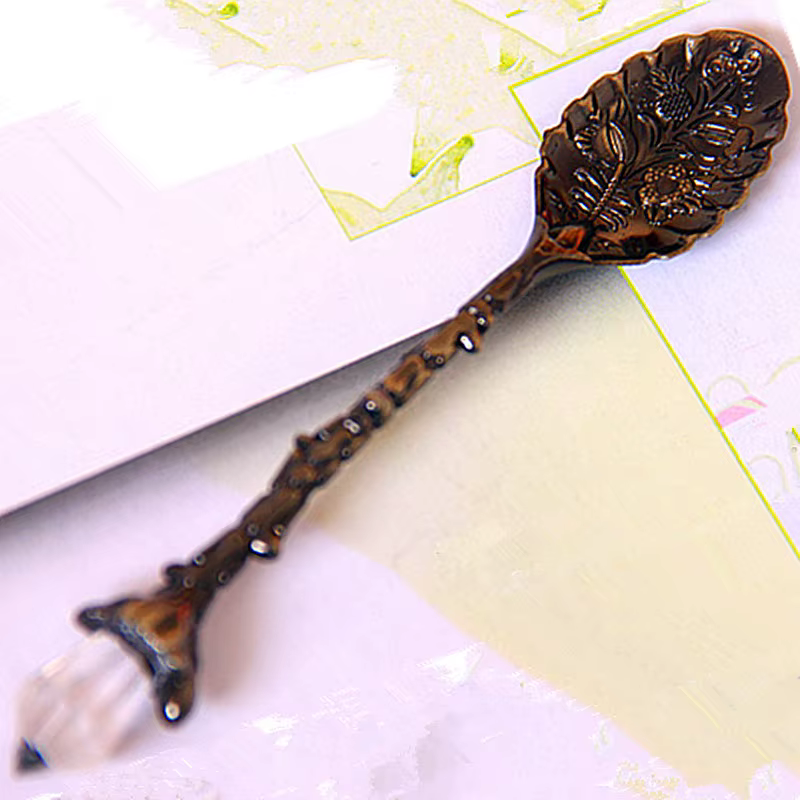 Mini Cuillère à Café et Thé en Clip