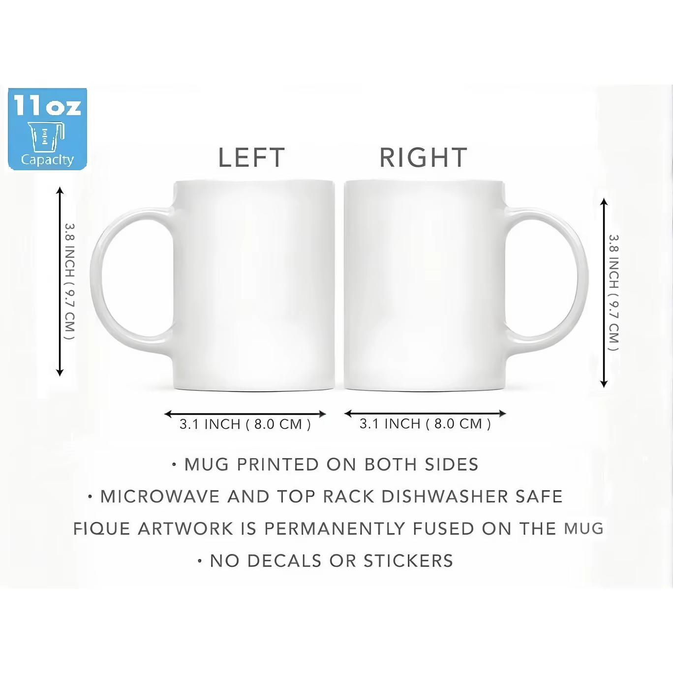 Mug avec citation humoristique « J'aime pas les lève-tôt » - Mug à café ou à thé blanc de 11 oz