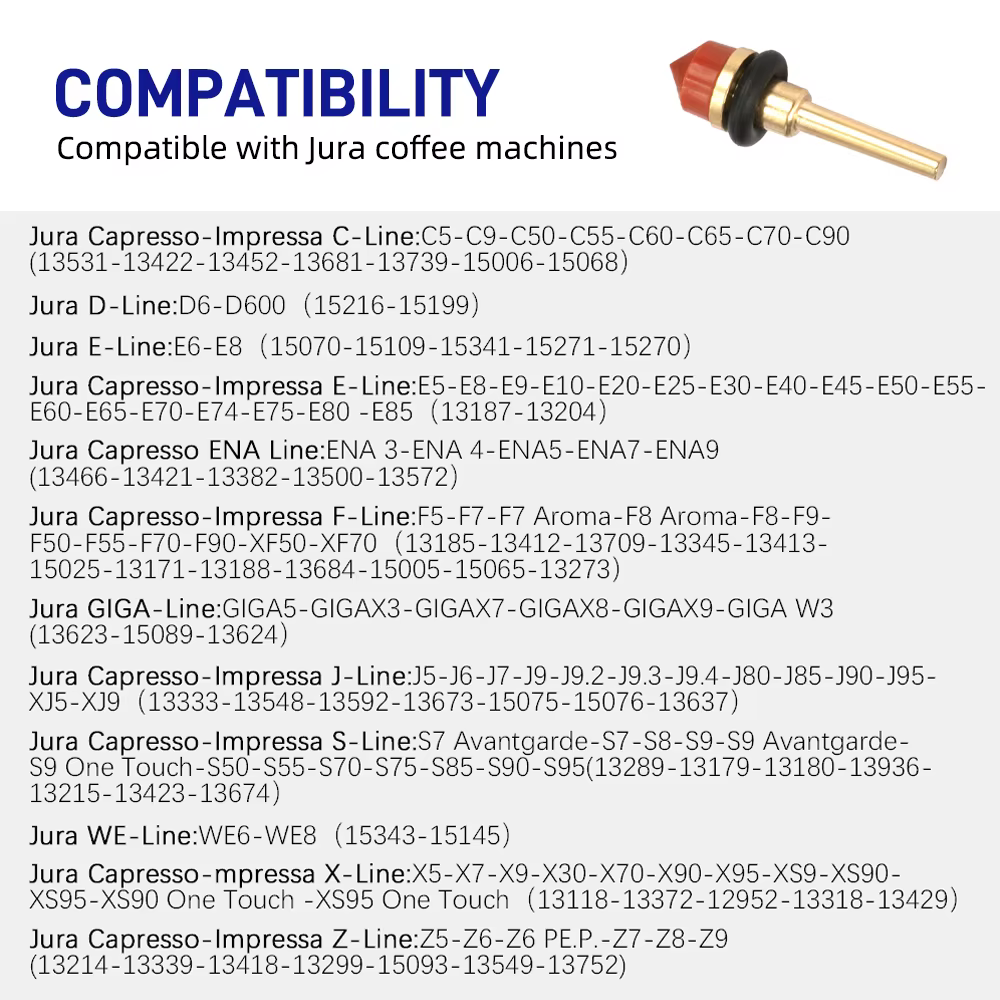 Goupille de Valve de Machine à café en cuivre