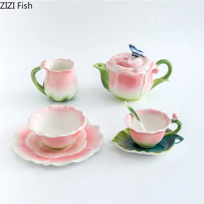 Ensemble de tasses à café et thé Kungfu en céramique