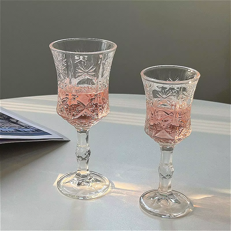 Verre à Champagne sculpté exquis 50ml/100ml