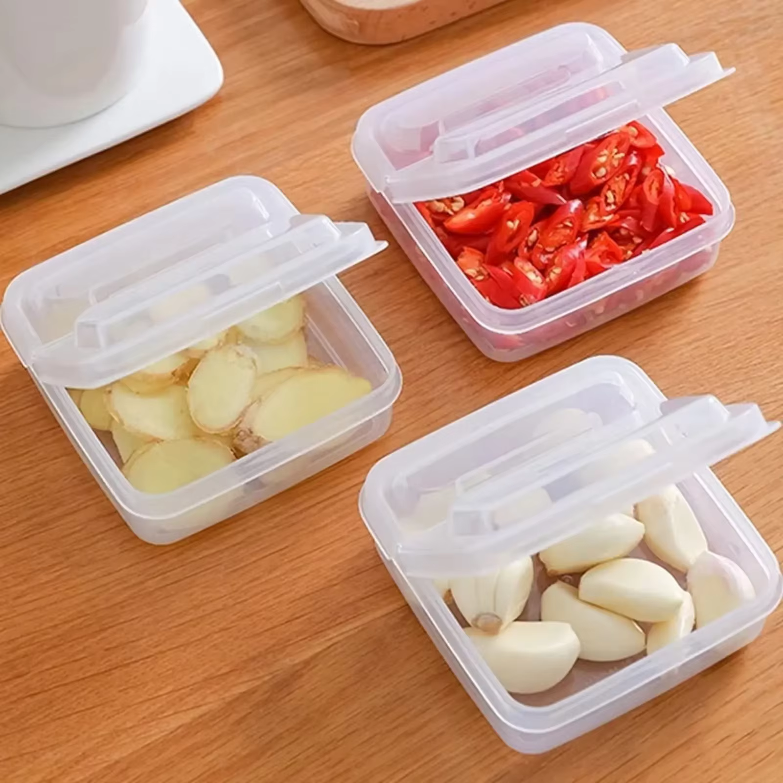 Récipient de fromage en tranches pour réfrigérateur