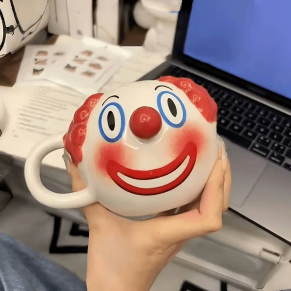 Tasse de Clown mignonne avec poignée