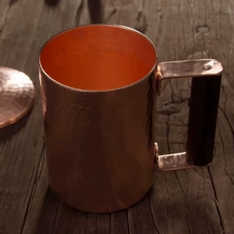 Tasse à café en cuivre Vintage