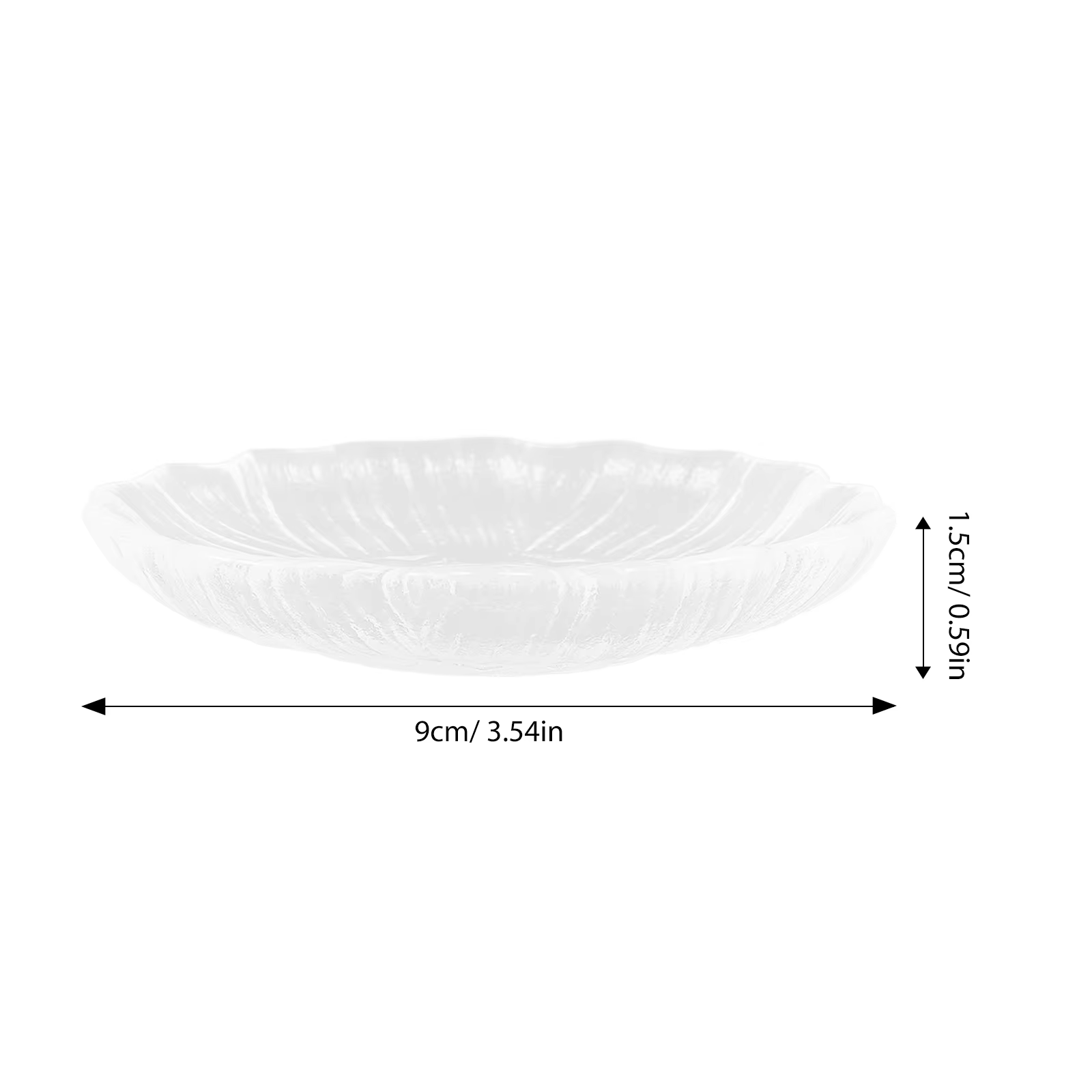 Soucoupe en verre de qualité supérieure pour tasse à thé