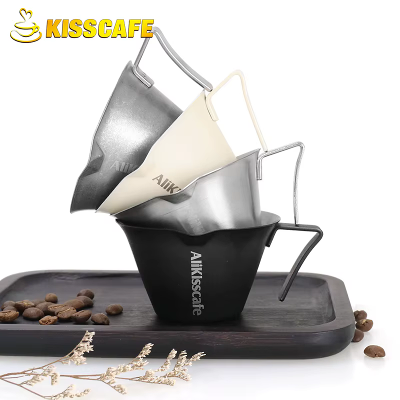 Tasse doseuse à expresso en acier inoxydable de 100ml
