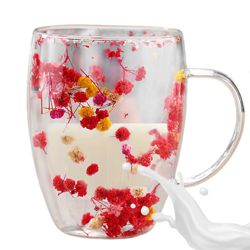 Tasse à café en verre à double paroi