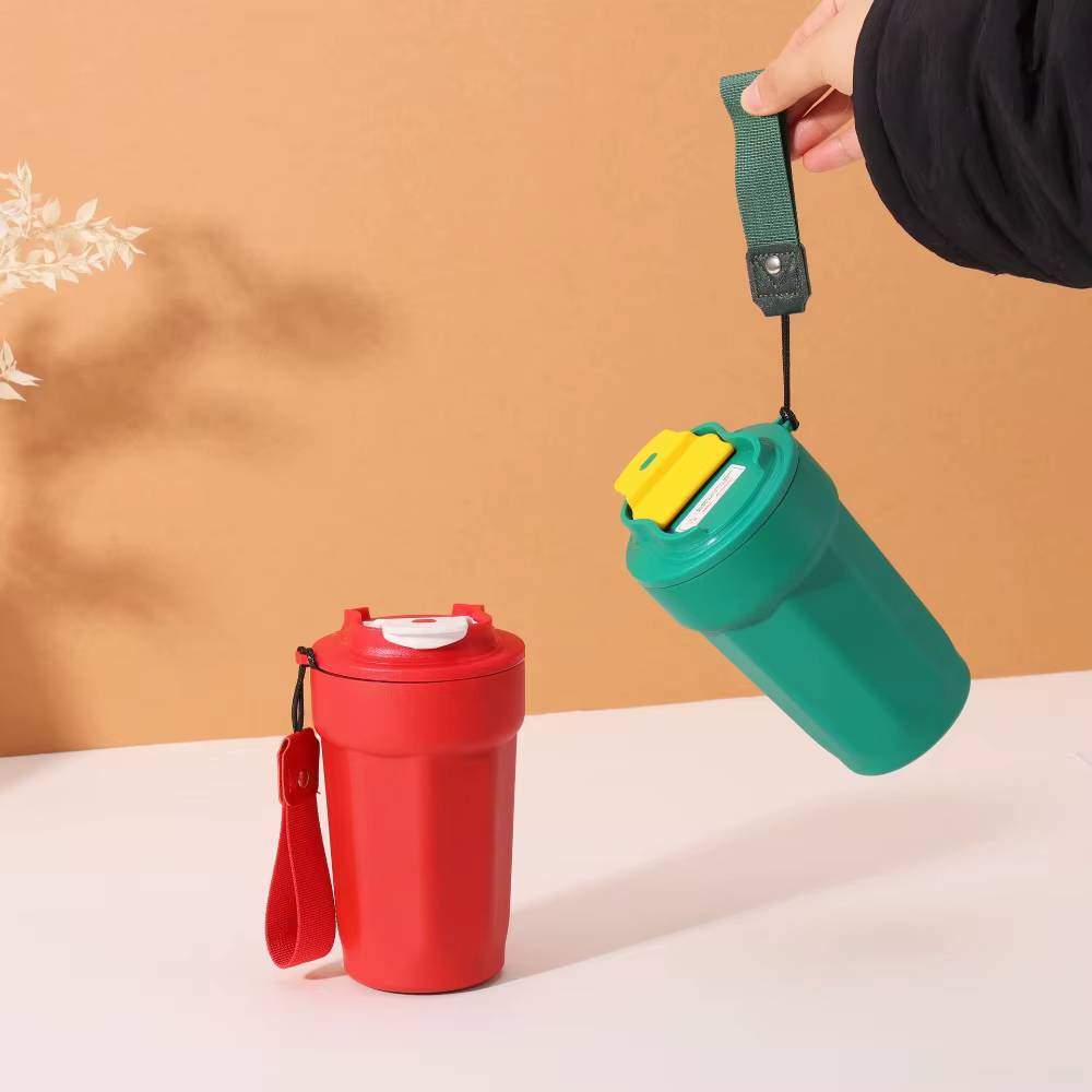 Tasse à café créative à huit angles en acier inoxydable