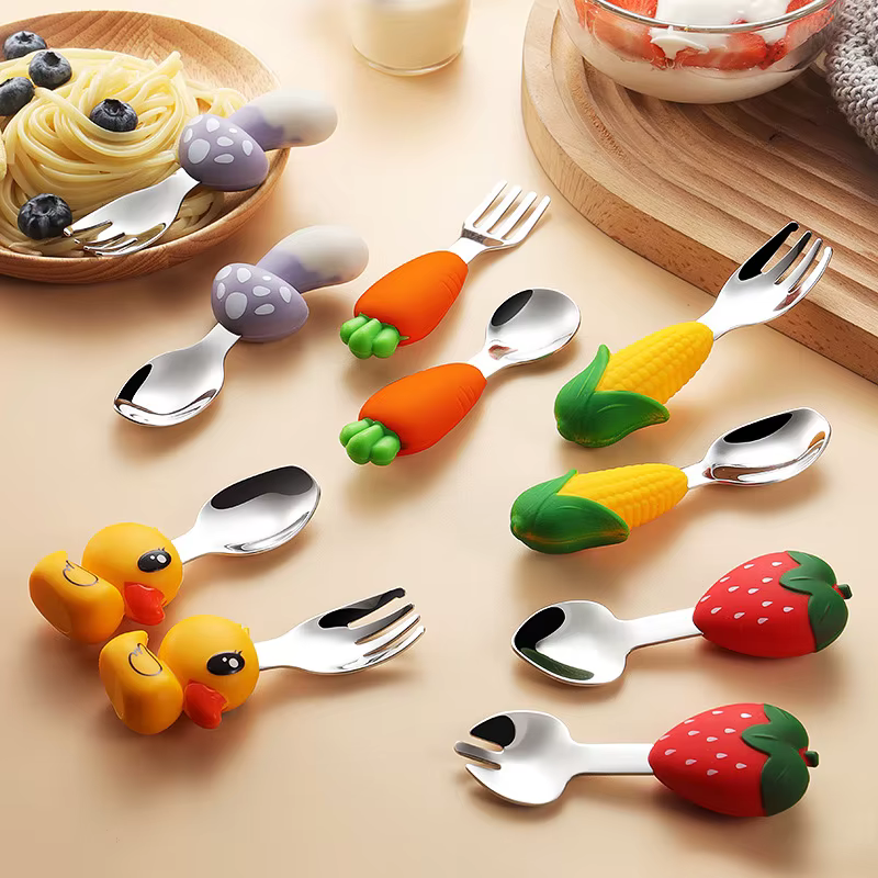 Vaisselle pour enfants en acier inoxydable 304
