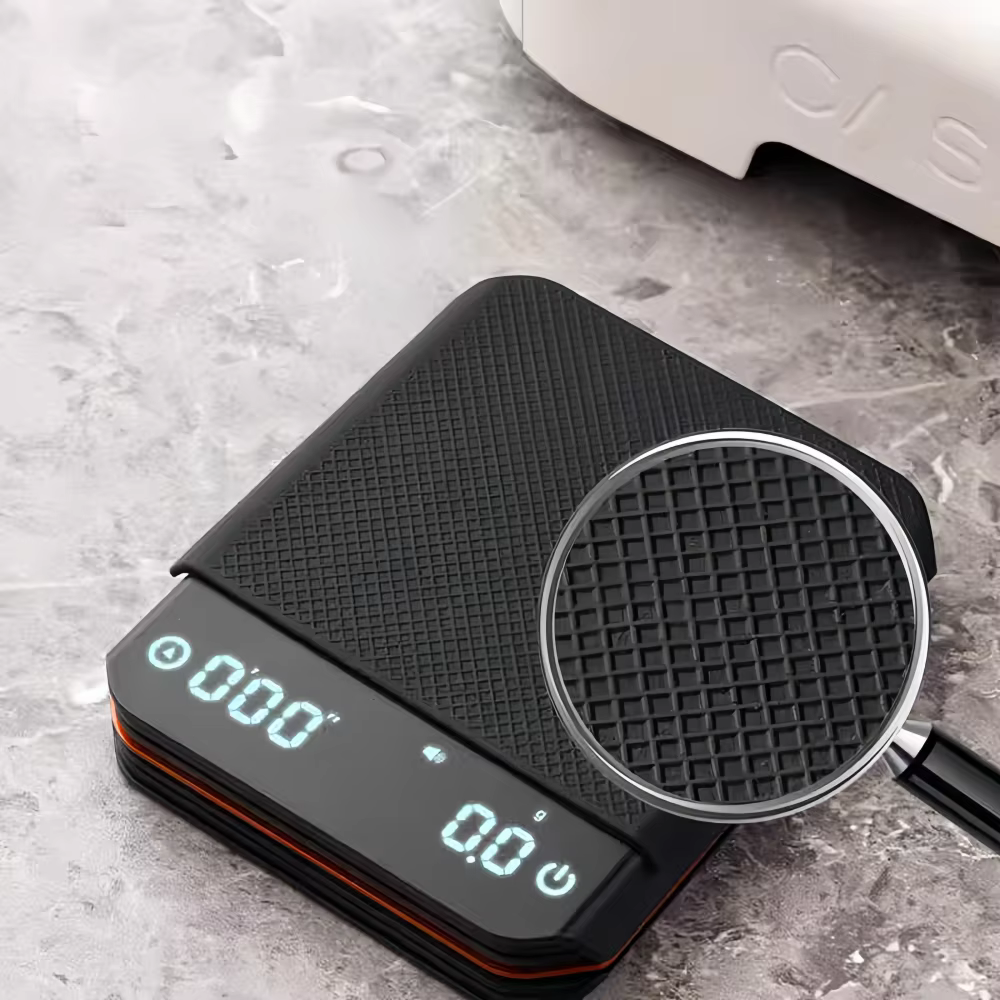 Mini balance à café avec écran LED, charge USB, minuterie, portable, haute précision, professionnelle, pour la maison, la cuisine, le café, accessoires à café