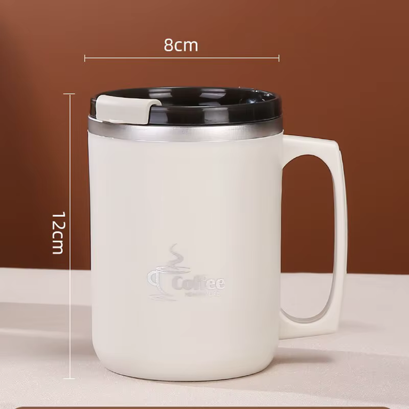 Tasse à café au lait en acier inoxydable