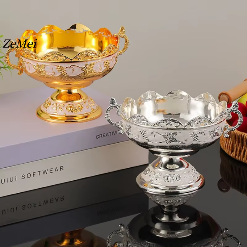 Plateau à fruits à motifs de style européen