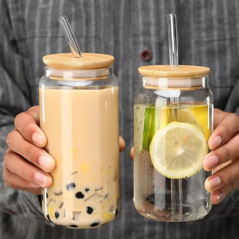Tasse en verre Transparent de 450ml/550ml