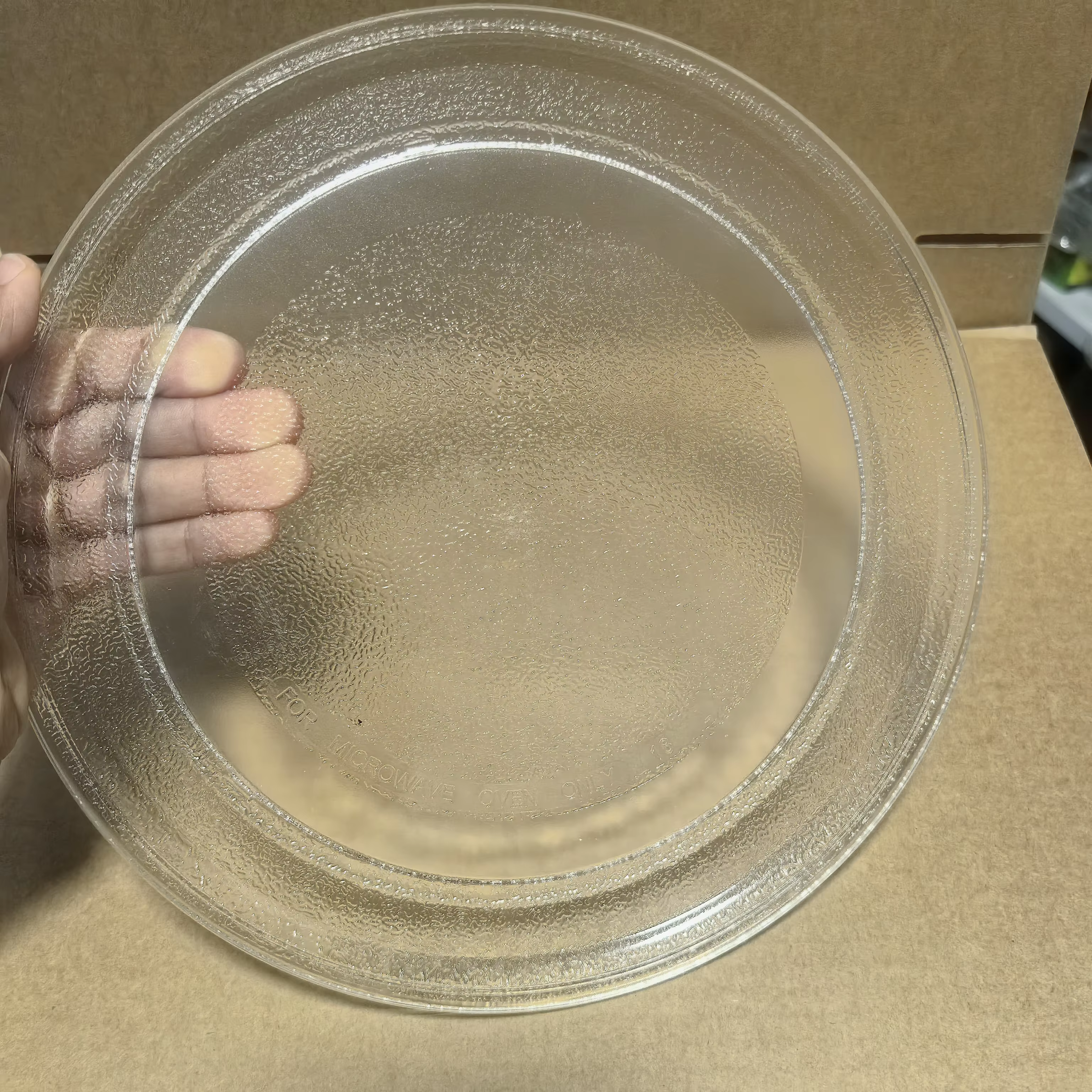 Plateau plat en verre pour four à micro-ondes