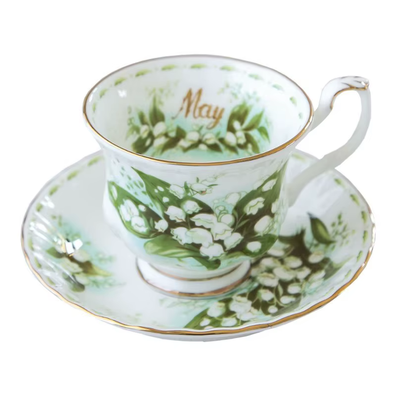 Service à thé Royal Albert en porcelaine fine pour le thé de l'après-midi - cadeau de luxe pour la maison
