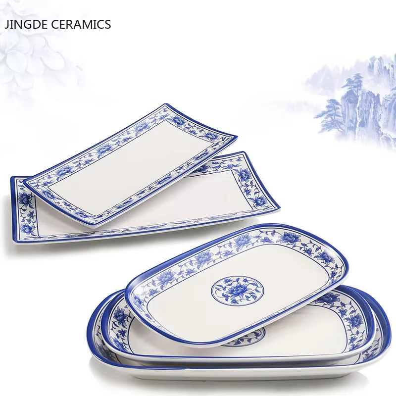 Assiettes à dîner en plastique de qualité alimentaire