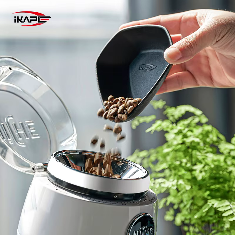 IKAPE – ensemble de bouteilles et plateaux de pulvérisation de grains de café rechargeables
