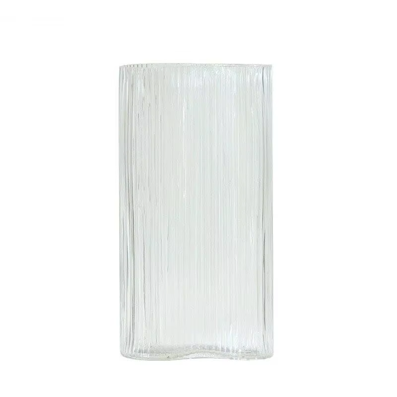 Vase en verre à grain vertical