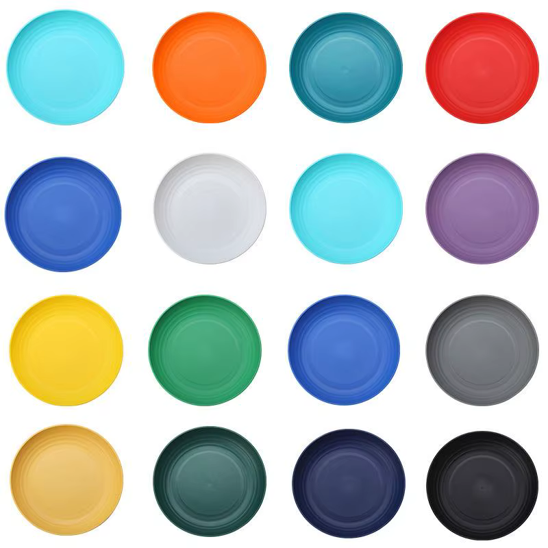 Ensemble de vaisselle de pique-nique réutilisable en plastique pour 4 personnes